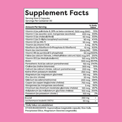 GutPersonal The Prenatal Supplement, Alleviates Morning Sickness and Contains Essential Nutrients GutPersonal