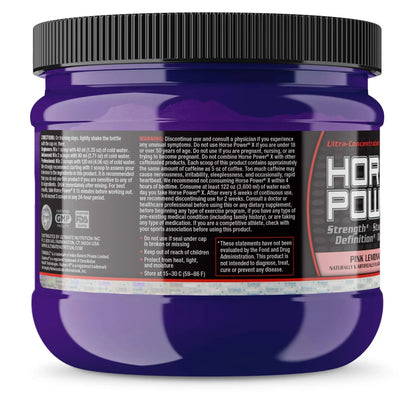 Ultimate Nutrition Horse Power X, Concentrated Pre Workout Supplement, Creatine Ultimate Nutrition