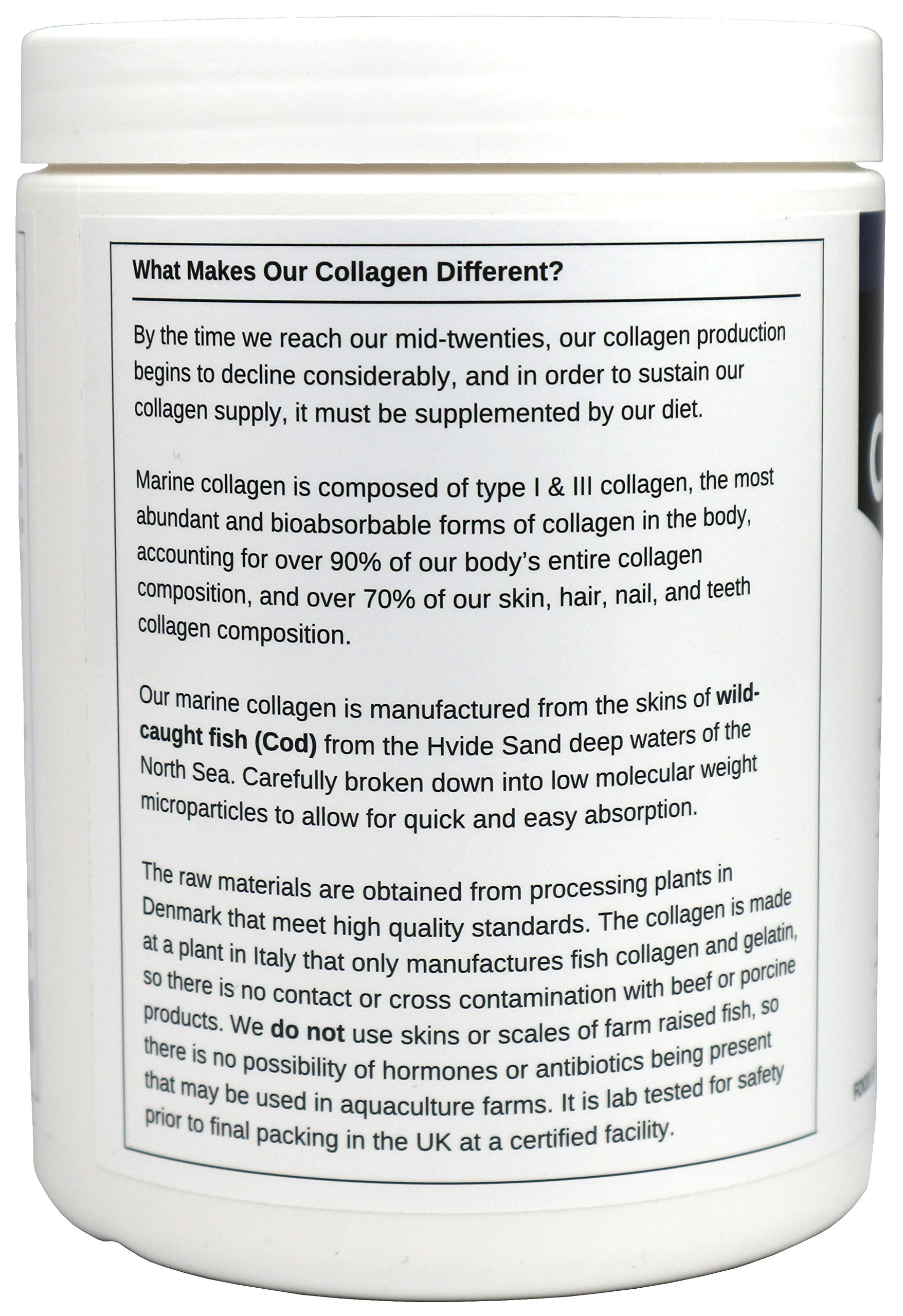 Marine Collagen Peptides (400g) | Hydrolysed from Wild Caught North SEA Cod Miracle GreensBuy Supplements Australia
