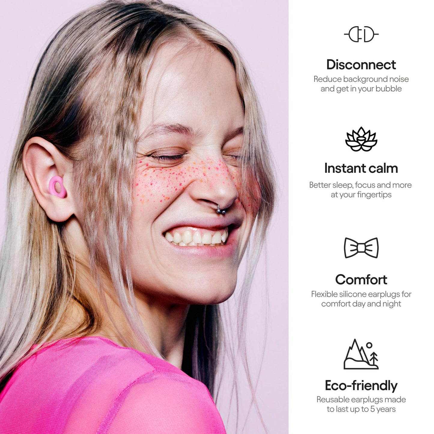 Loop Quiet Equinox Earplugs – Reusable Noise-Reducing Earplugs | Colourful Hearing LoopBuy Supplements Australia