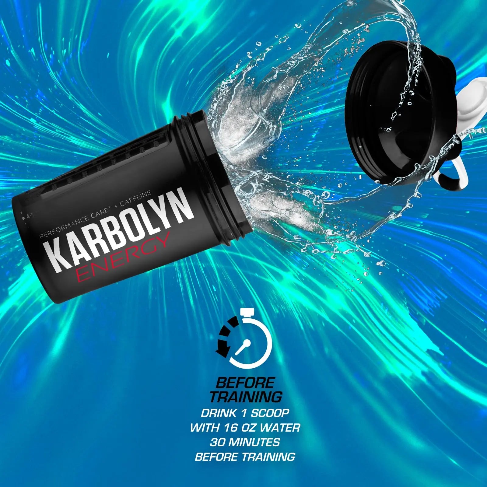 EFX Sports Karbolyn Energy | Performance Carbohydrate Powder + Caffeine | Carb Load EFX Sports