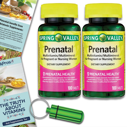 Spring Valley Prenatal Multivitamin/Multimineral for Pregnant and Nursing Women ClickPros