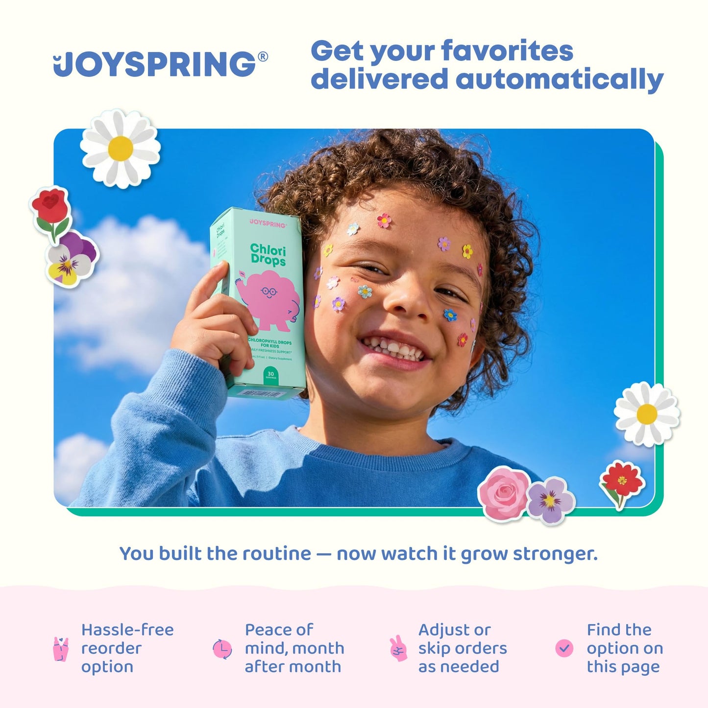 JoySpring Calmify Magnesium Glycinate for Kids | Liquid Magnesium with L-Theanine Supplement | Chamomile Extract & Passion Flower Extract