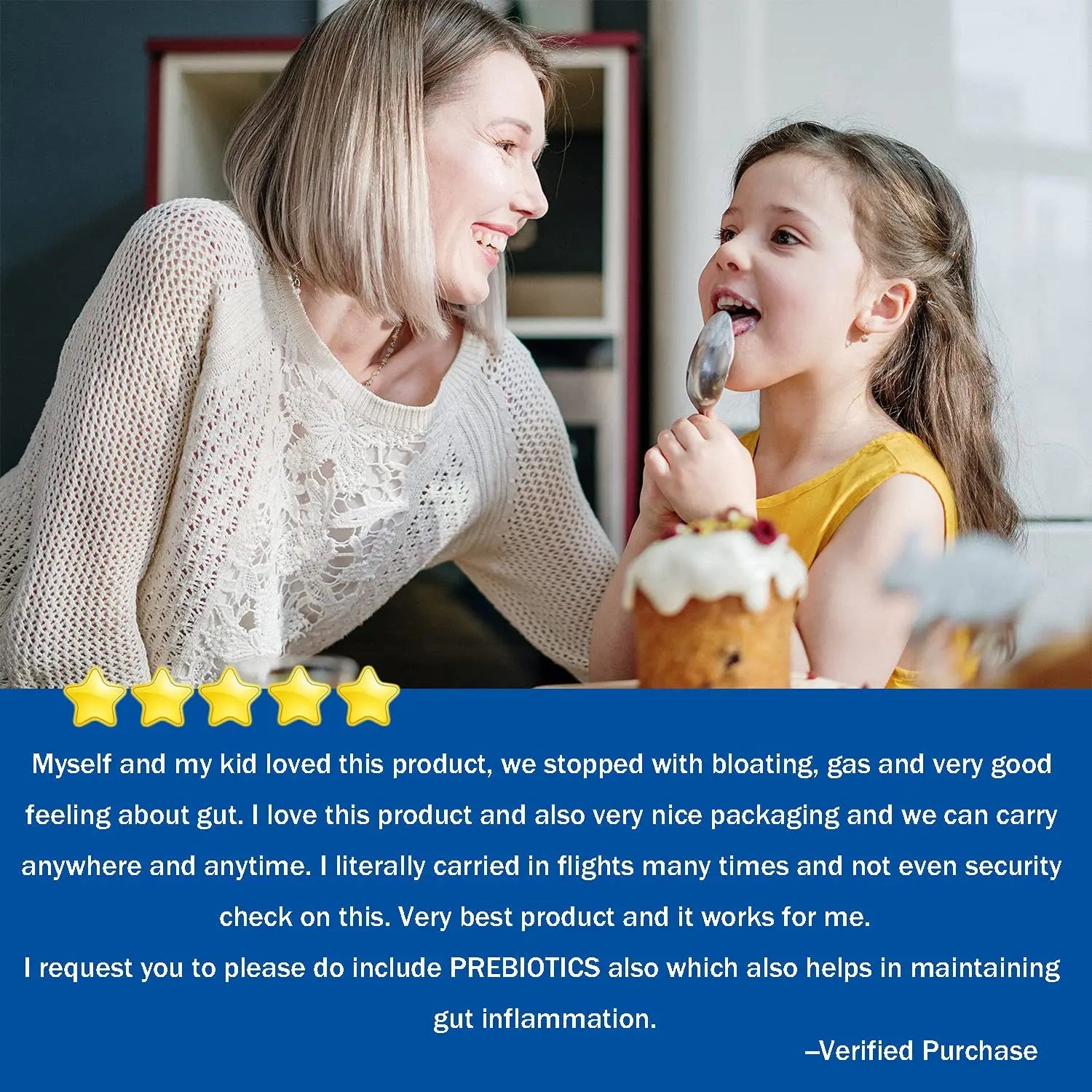 ZEBORA Probiotics for Women, Men and Kids, Prebiotics and Probiotics Powder ZEBORA