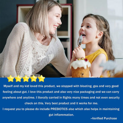 ZEBORA Probiotics for Women, Men and Kids, Prebiotics and Probiotics Powder ZEBORA