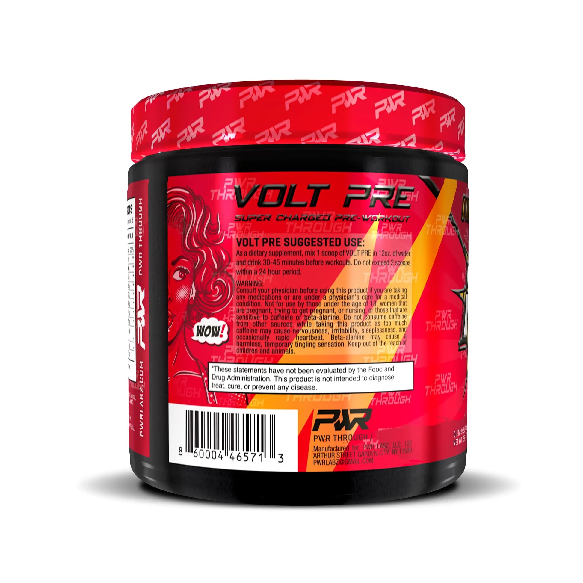 PWR Labz Pre Workout - Pump · Focus · Energy · L-Citrulline, L-Tyrosine, Agmatine, Alpha GPC PWR Labz LLC