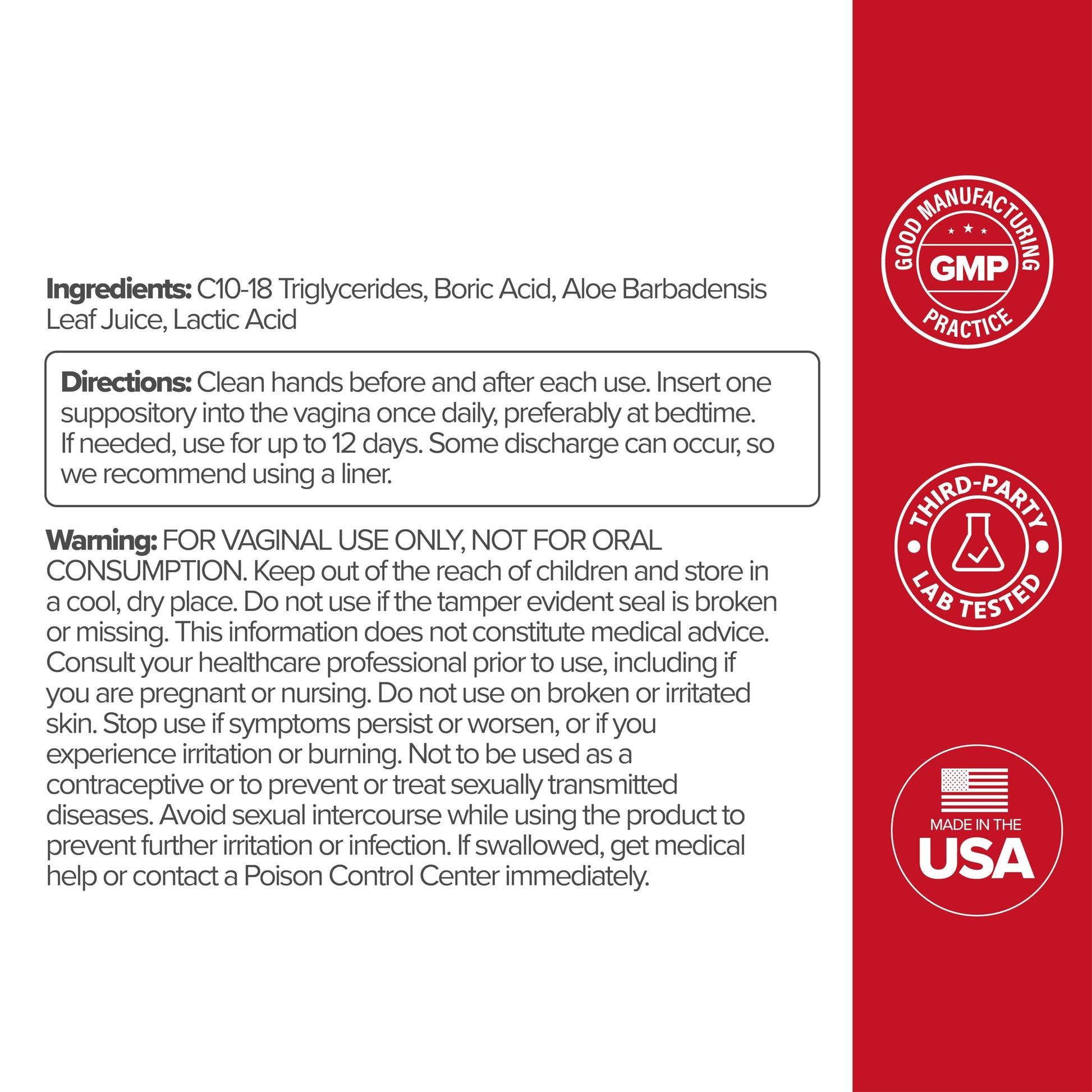 O Positiv URO Vaginal Probiotic and URO Boric Acid Vaginal Suppository Bundle O PositivBuy Supplements Australia
