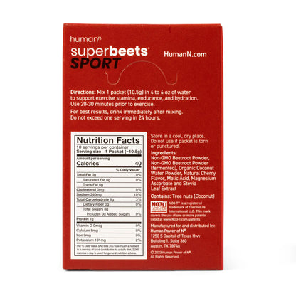 humanN SuperBeets Sport & SuperBeets Sport 10 Count humanN