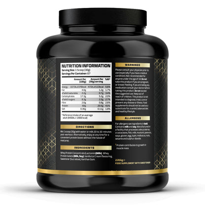 Beast Pharm | WHEY Protein Powder | 2.01kg/67 Servings | Vanilla Ice Cream Beast Pharm