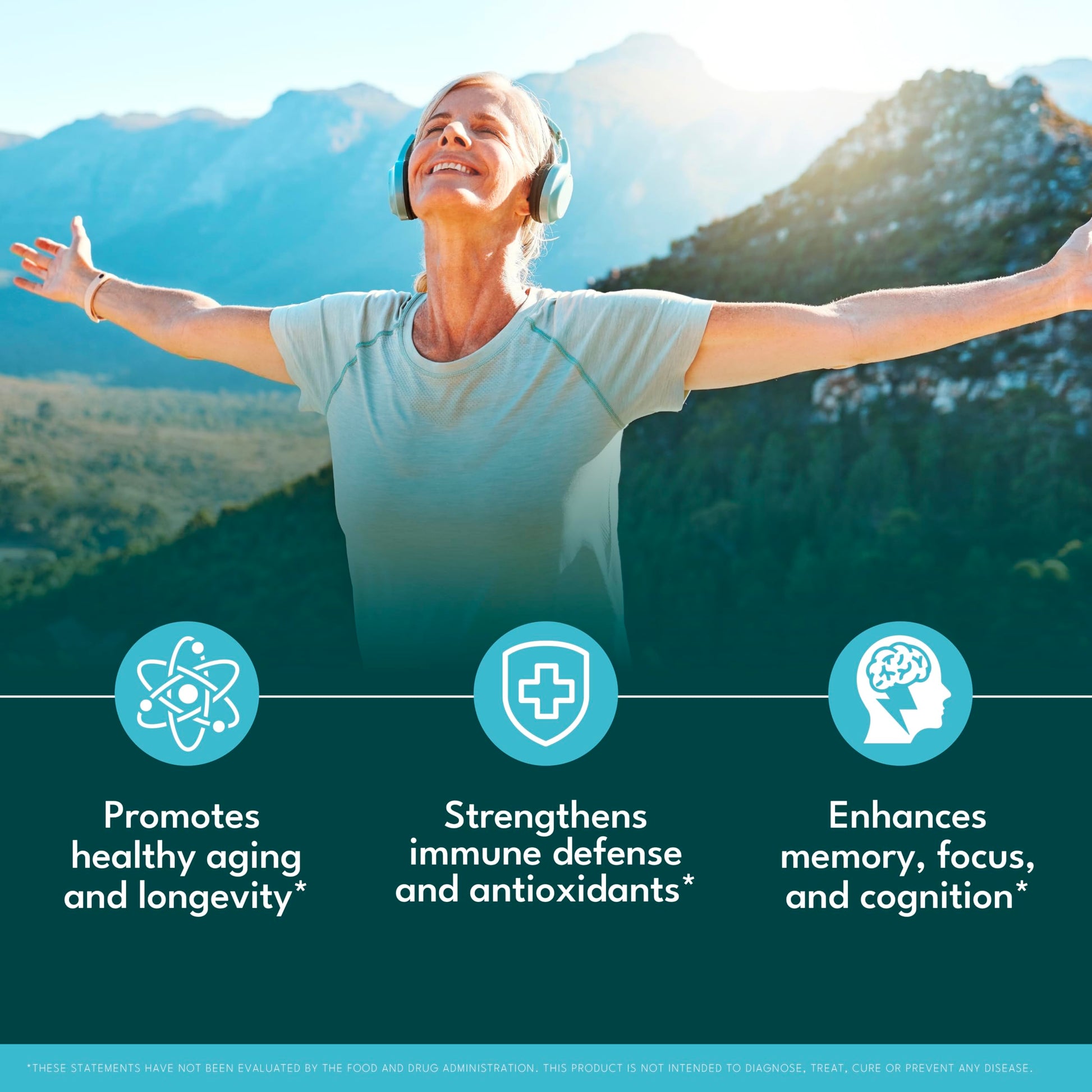 NEW AGE NAD+ Supplement Complex – NAD+ 300 mg with Astaxanthin, Urolithin A, Resveratrol, CoQ10 & Antioxidant Blend – Cellular Energy, Support or Women & Men – Vegan, Non-GMO- 120 Count NEW AGEBuy Supplements Australia