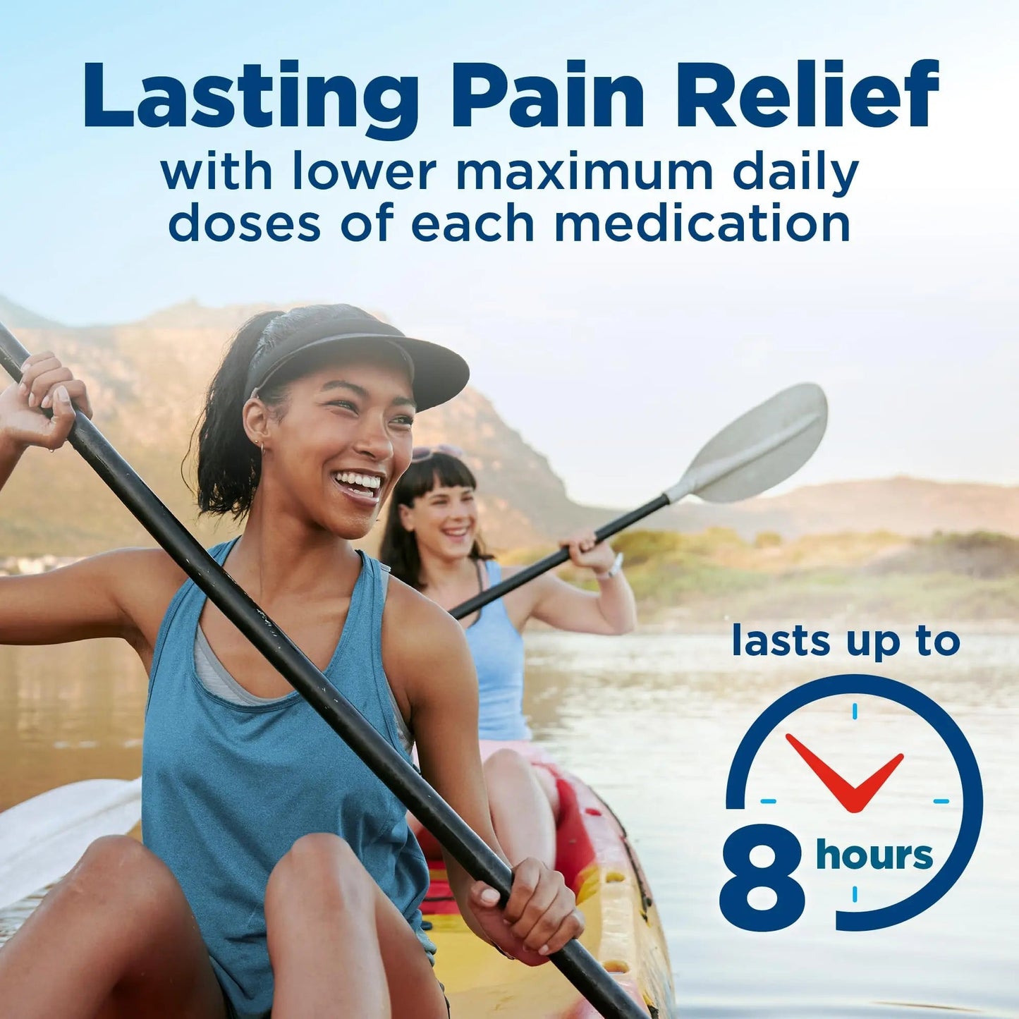 Amazon Basic Care Dual Action Acetaminophen 250 mg and Ibuprofen (NSAID) 125 mg Tablets, Pain Reliever for Headache, Backache, Menstrual Pain, Arthritis Pain Relief, 216 Count Amazon Basic CareBuy Supplements Australia