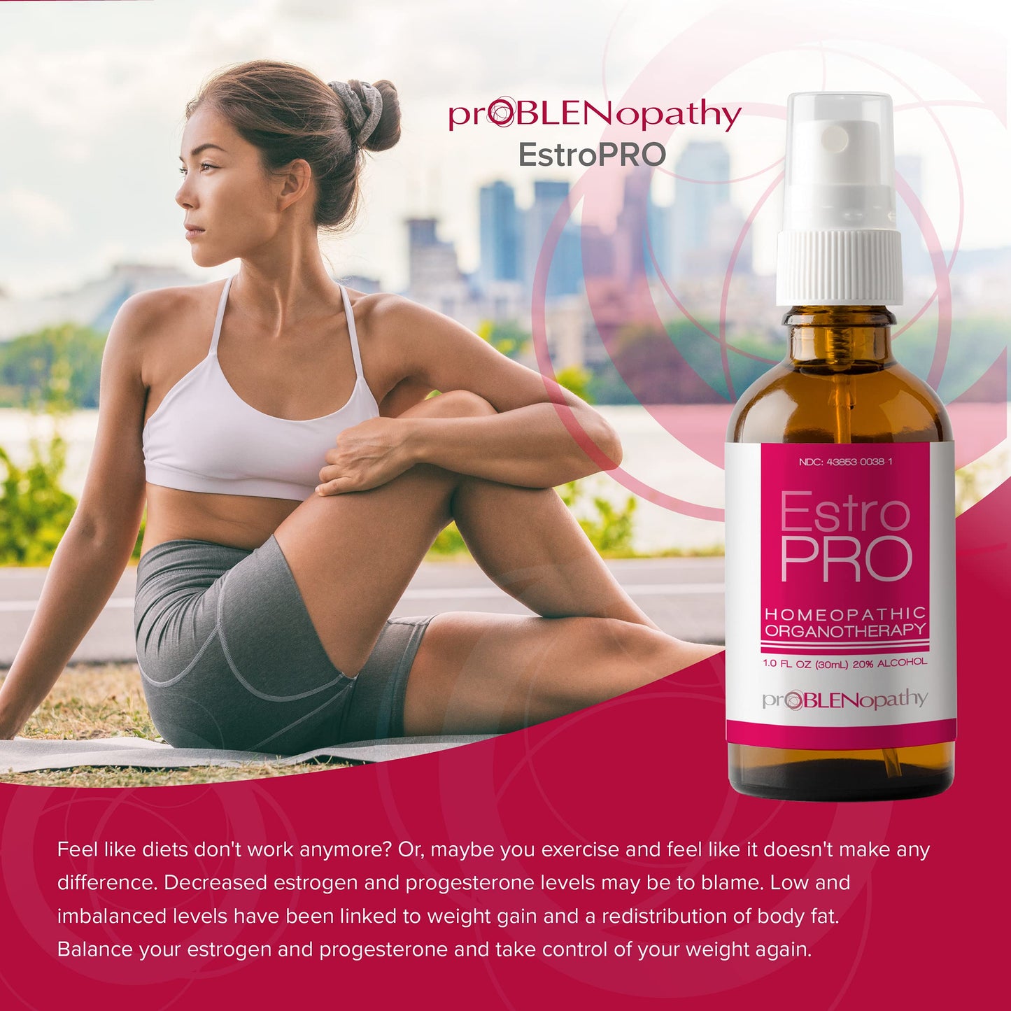 proBLEN Estrogen & Progesterone Oral Spray for Hormone Balance & Menopause Care 30ml proBLENopathy