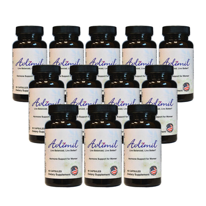 Avlimil Hormone Balance & Menopause | Relief from Mood Swings, Hot Flashes, Night Sweats & Irritability Avlimil