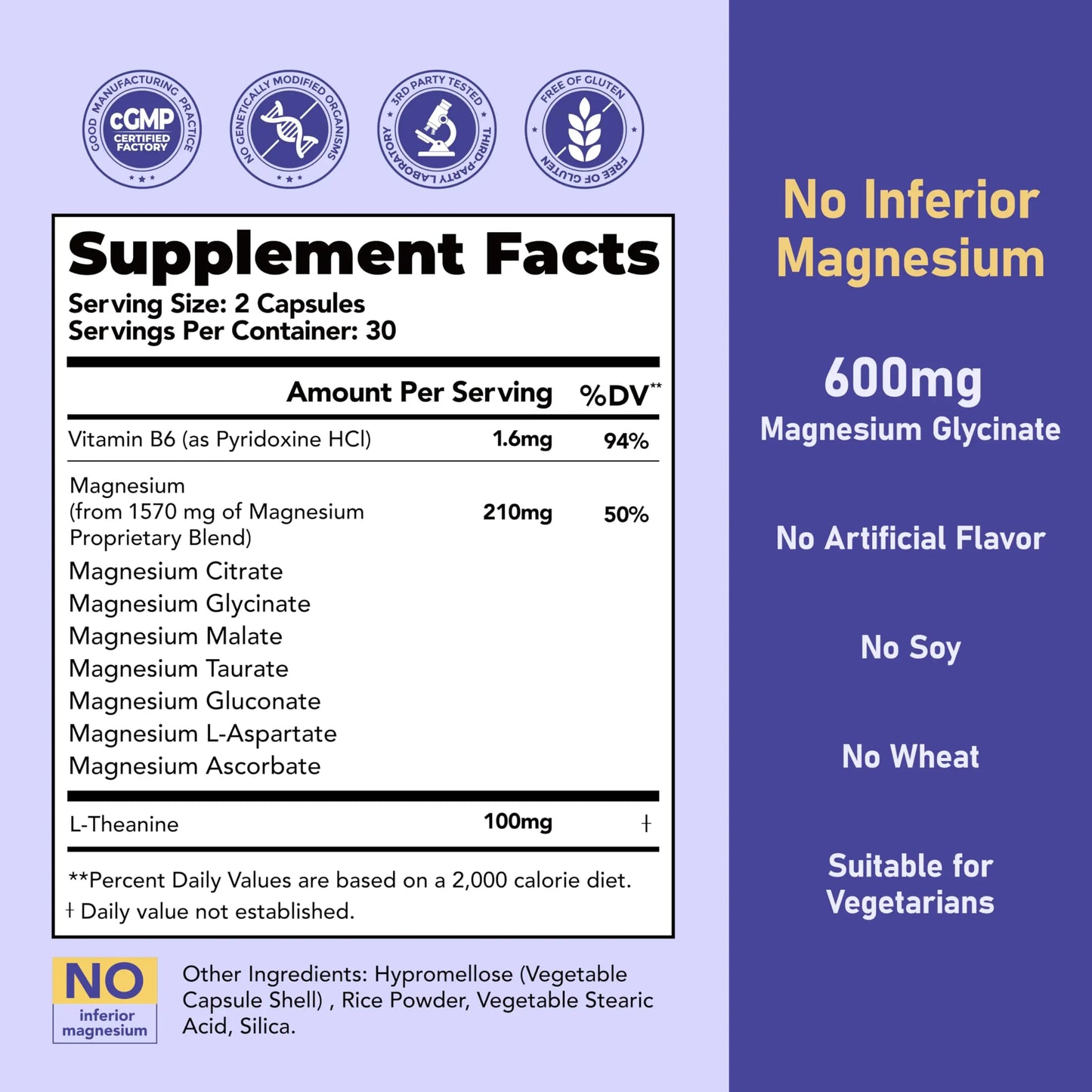 Magnesium 7 Complex for Women 1600mg, Magnesium Glycinate 600mg 7 High Absorption Magnesium Supplement with Citrate, Malate, Chelate, Taurate, Gluconate, Aspartate & Ascorbate for Sleep, 60 Capsules VIVI Youth buy supplements Au