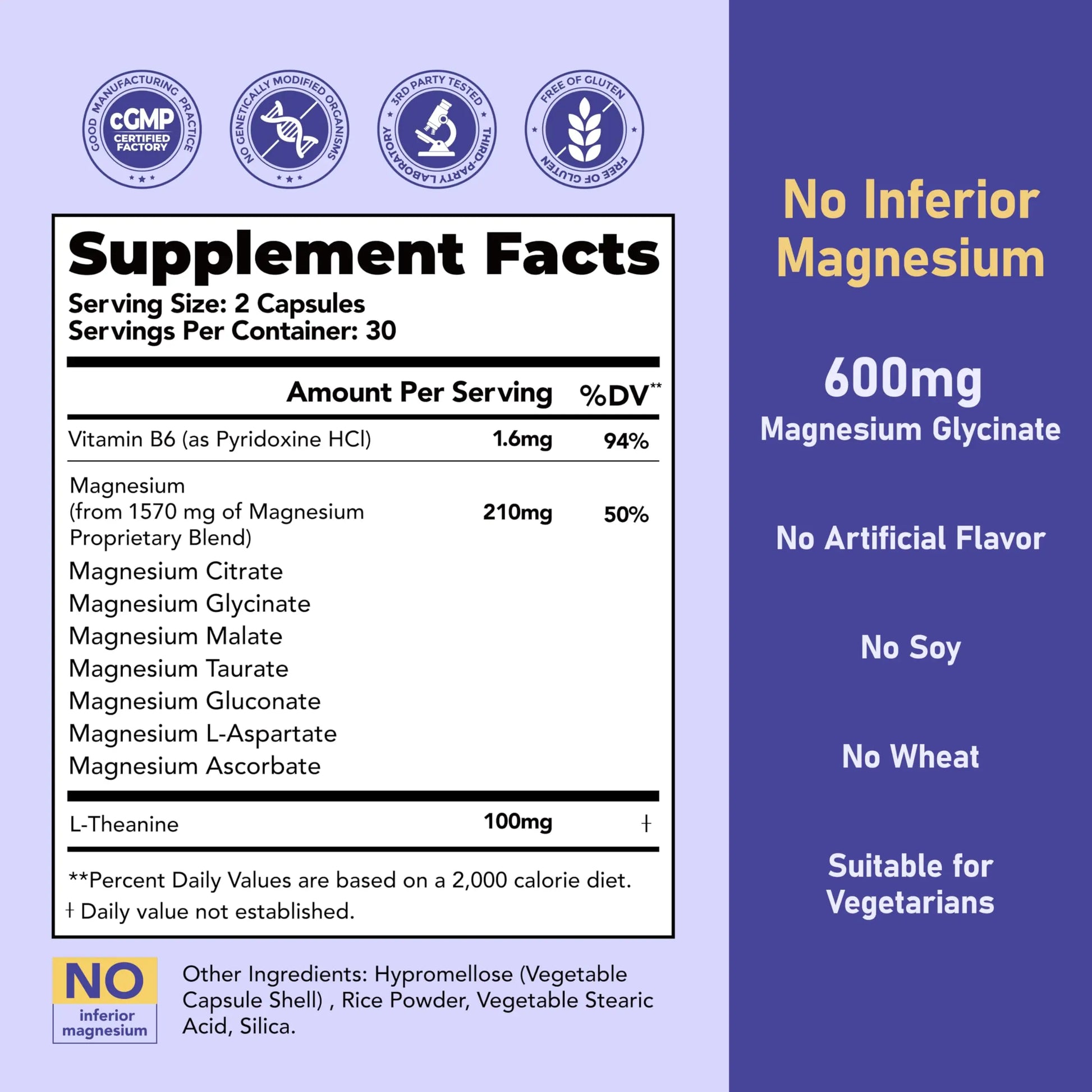 Magnesium 7 Complex for Women 1600mg, Magnesium Glycinate 600mg 7 High Absorption Magnesium Supplement with Citrate, Malate, Chelate, Taurate, Gluconate, Aspartate & Ascorbate for Sleep, 60 Capsules VIVI Youth buy supplements Au