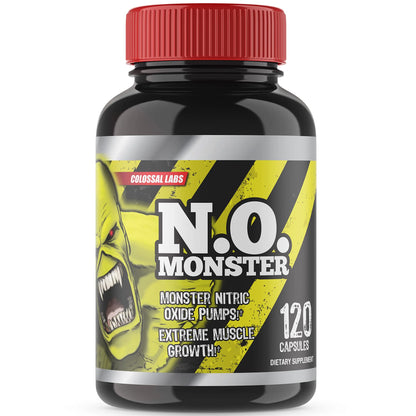 Colossal Labs Nitric Oxide Booster with L-Arginine, Extreme Pumps to Build Strength Goliath Labs