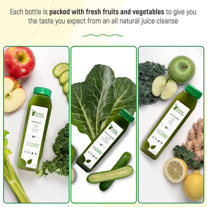 Raw Fountain 5 Day Green Juice Cleanse, All Natural Raw, Vegan Detox, Cold Pressed Raw FountainBuy Supplements Australia