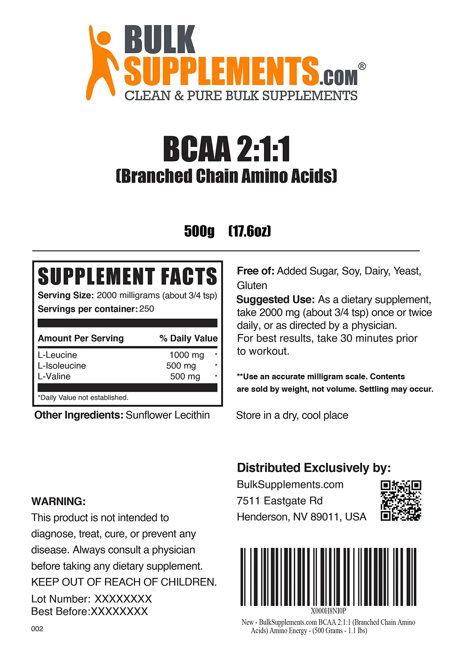 BULKSUPPLEMENTS.COM Beta Alanine Powder (500g), with L-Citrulline Malate 2:1 Powder BULKSUPPLEMENTS.COM