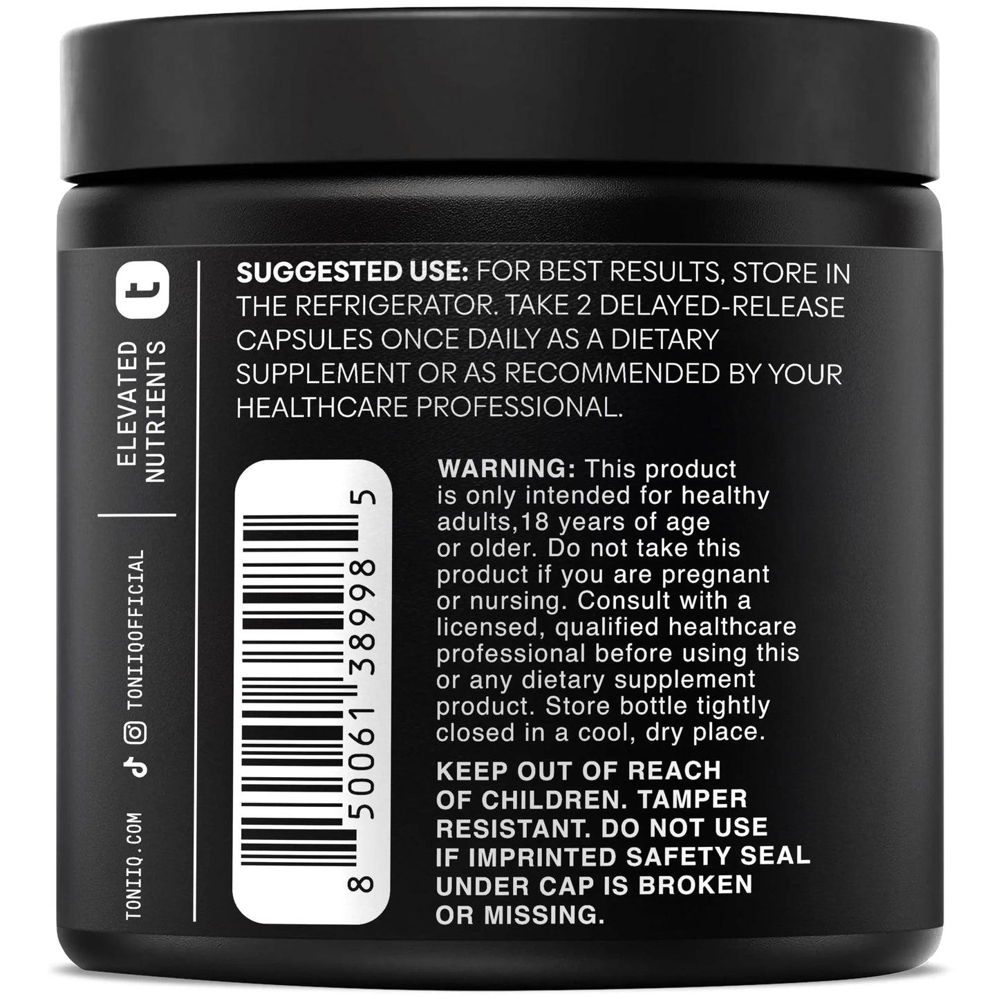 Toniiq Lactobacillus Rhamnosus – Ultra High Strength 100B CFU with Prebiotic FOS – Delayed Release Capsules – Third-Party Lab Tested – 60 Capsules Toniiq buy supplements Au