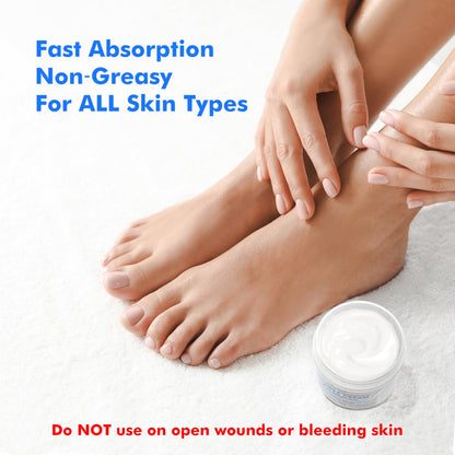 Ebanel Urea Cream 40% plus Salicylic Acid 2%, Foot Cream for Dry Cracked Heels Feet Knees Elbows Hands, Foot Dead Skin Cuticle Callus Remover Toenail Softener, Keratolytic Skin Barrier Repair, 2-Pack Ebanel buy supplements Au