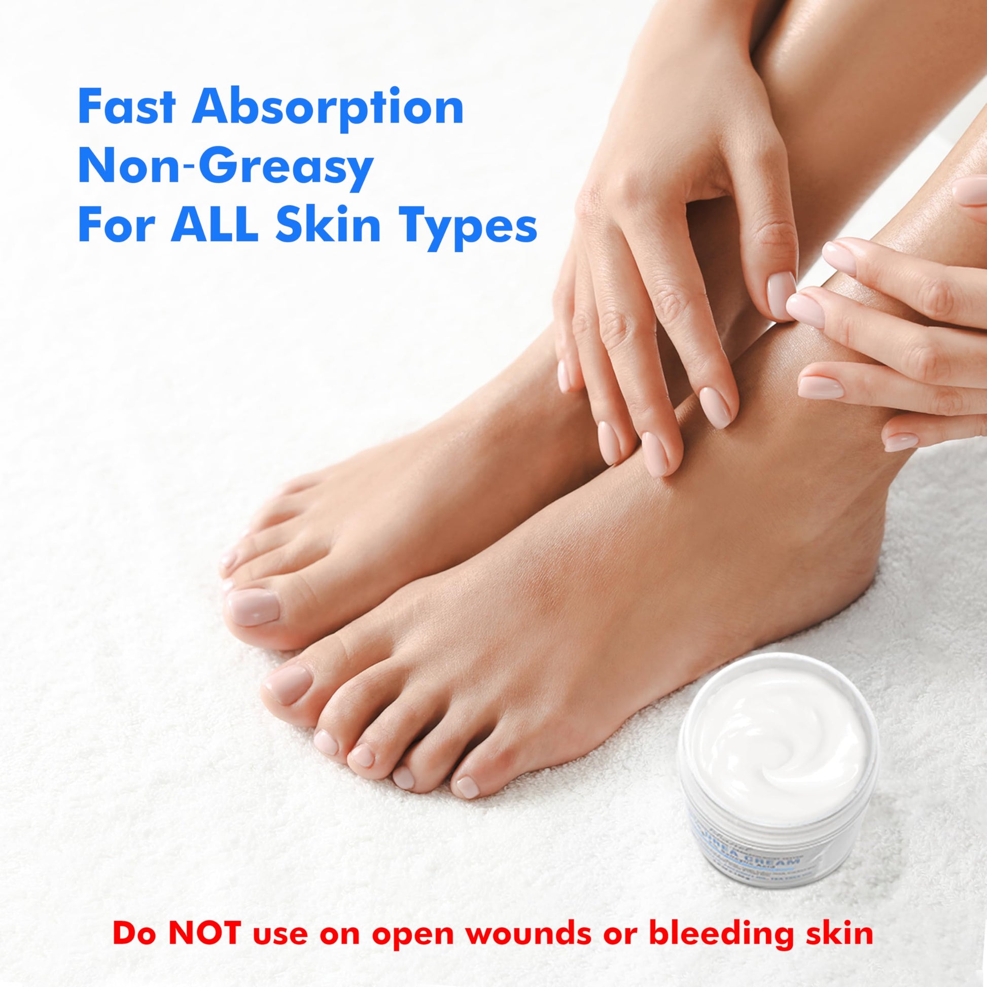 Ebanel Urea Cream 40% plus Salicylic Acid 2%, Foot Cream for Dry Cracked Heels Feet Knees Elbows Hands, Foot Dead Skin Cuticle Callus Remover Toenail Softener, Keratolytic Skin Barrier Repair, 3-Pack Ebanel buy supplements Au
