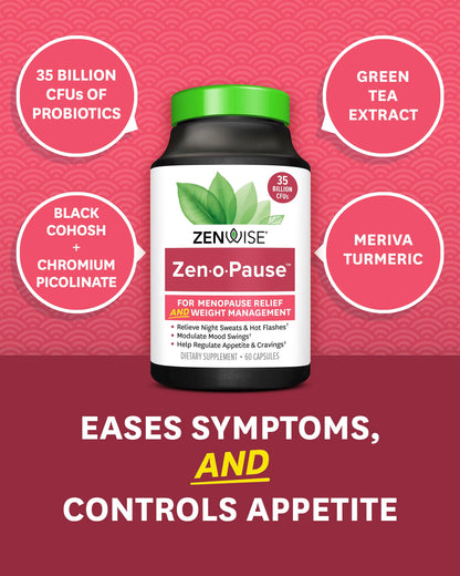 Zenwise Health ZenoPause for Menopause Relief and Weight Management | Digestive Health Zenwise Health