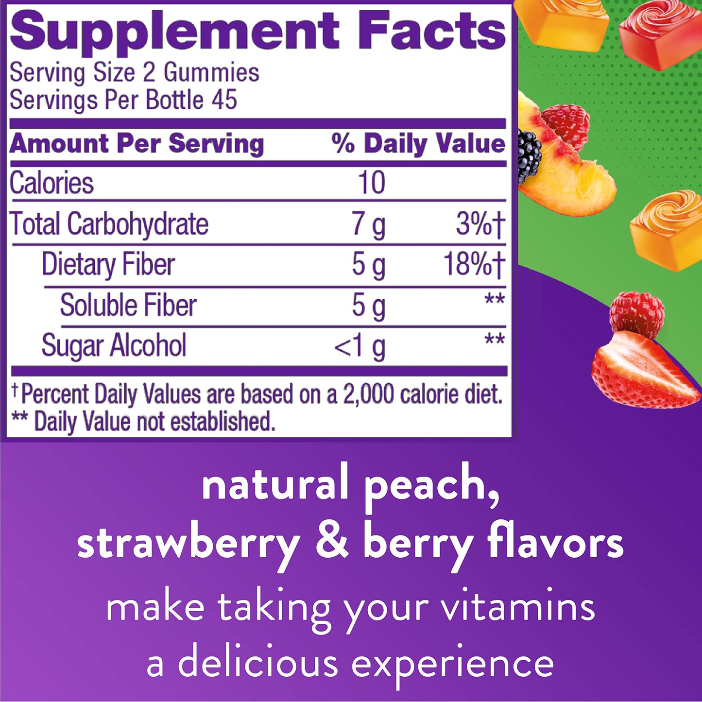 Vitafusion Fiber Well Sugar Free Fiber Supplement & Womens Multivitamin Gummies VitafusionBuy Supplements Australia
