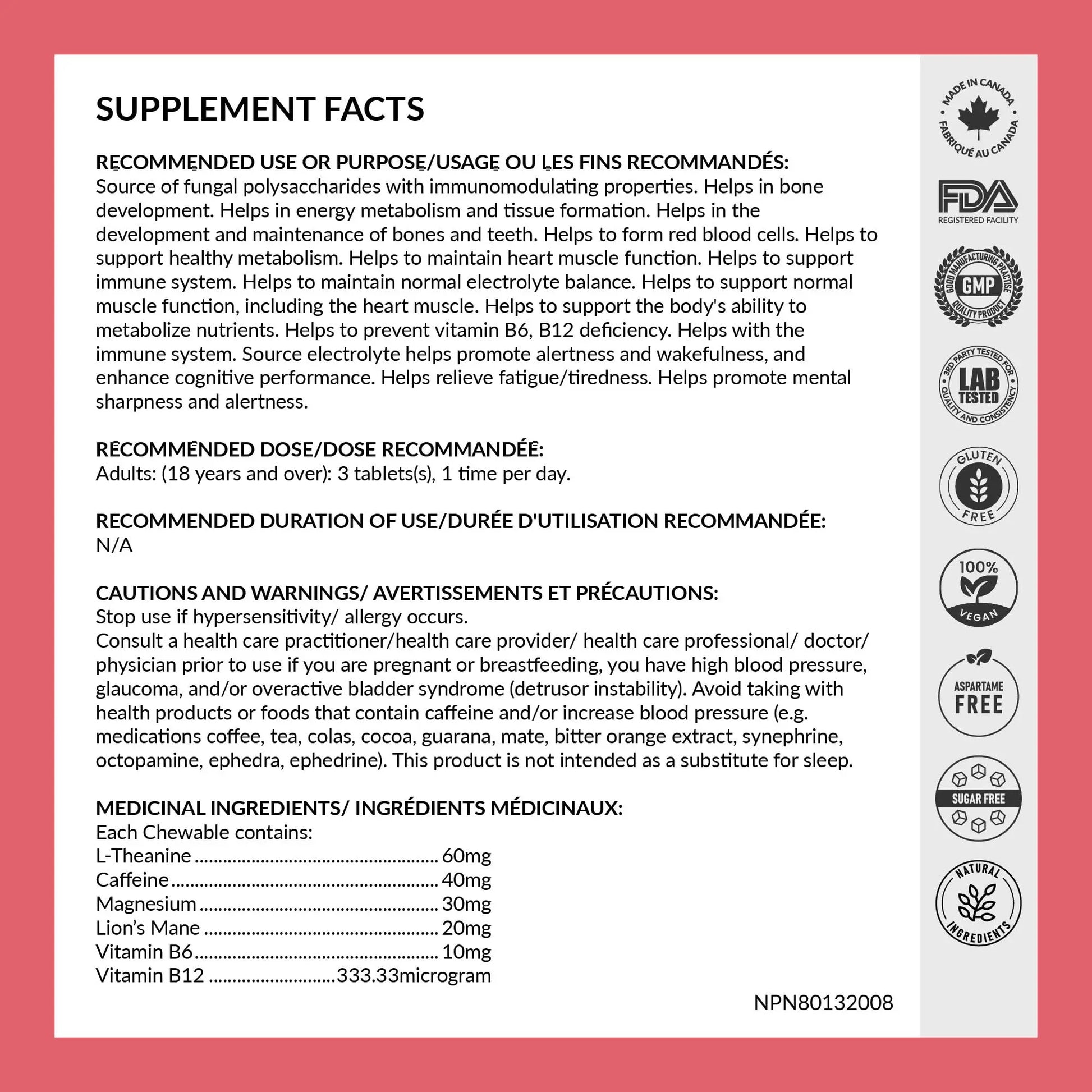 REJUVE+ Focus & Clarity Nootropic Supplement – Brian Boost | L-Theanine, Caffeine, Lion’s Mane, Magnesium, Vitamin B6 & B12 | Brain Support, Memory, Focus & Energy | Mint Flavor (30 Chewables) (1) REJUVE+ buy supplements Au
