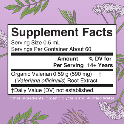 MaryRuth Organics Valerian Root Liquid Drops | 2 Month Supply | Sugar Free | USDA Organic Valerian Root Drops | Support Sleep | Calm and Stress Relief | Vegan | Non-GMO | Gluten Free | 60 Servings MARYRUTH'SBuy Supplements Australia