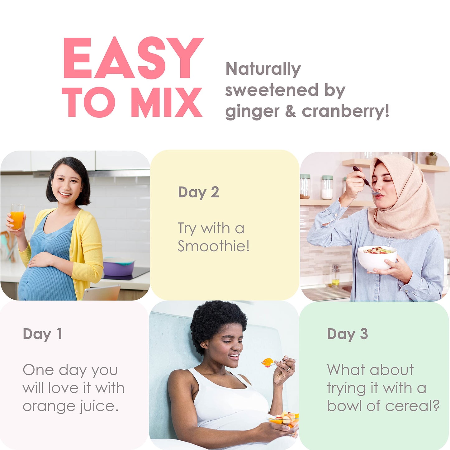 Liquid Prenatal Vitamins for Women - Iron, Natural Folic Acid, Folate, Vitamin D, E, B6 GreenPeach