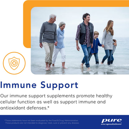 Pure Encapsulations Quercetin - Supplement with Bioflavonoids - 60 Caps