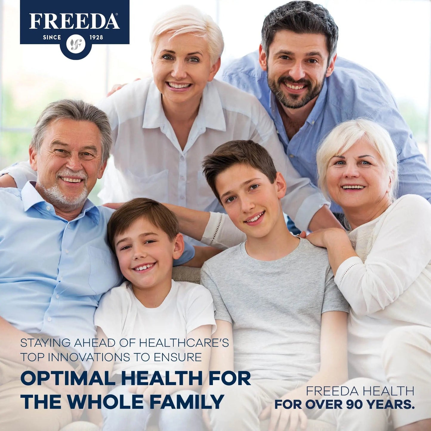 Freeda Senior Multivitamin - Kosher Vitamins for Men & Women 60 and Over - One Daily Coated Tablet - Women’s & Men’s Vitamins Multivitamin 60 Plus FREEDA