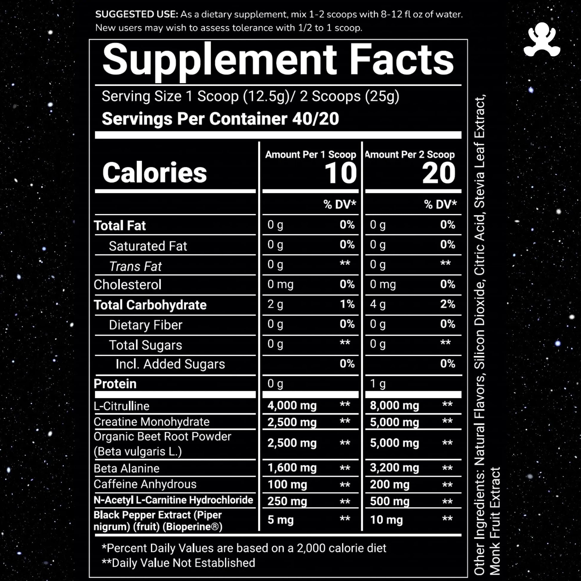 BLASTOFF Pre-Workout Powder - Organic Beet Root Powder with Natural Peach Mango AstroLab Supplements