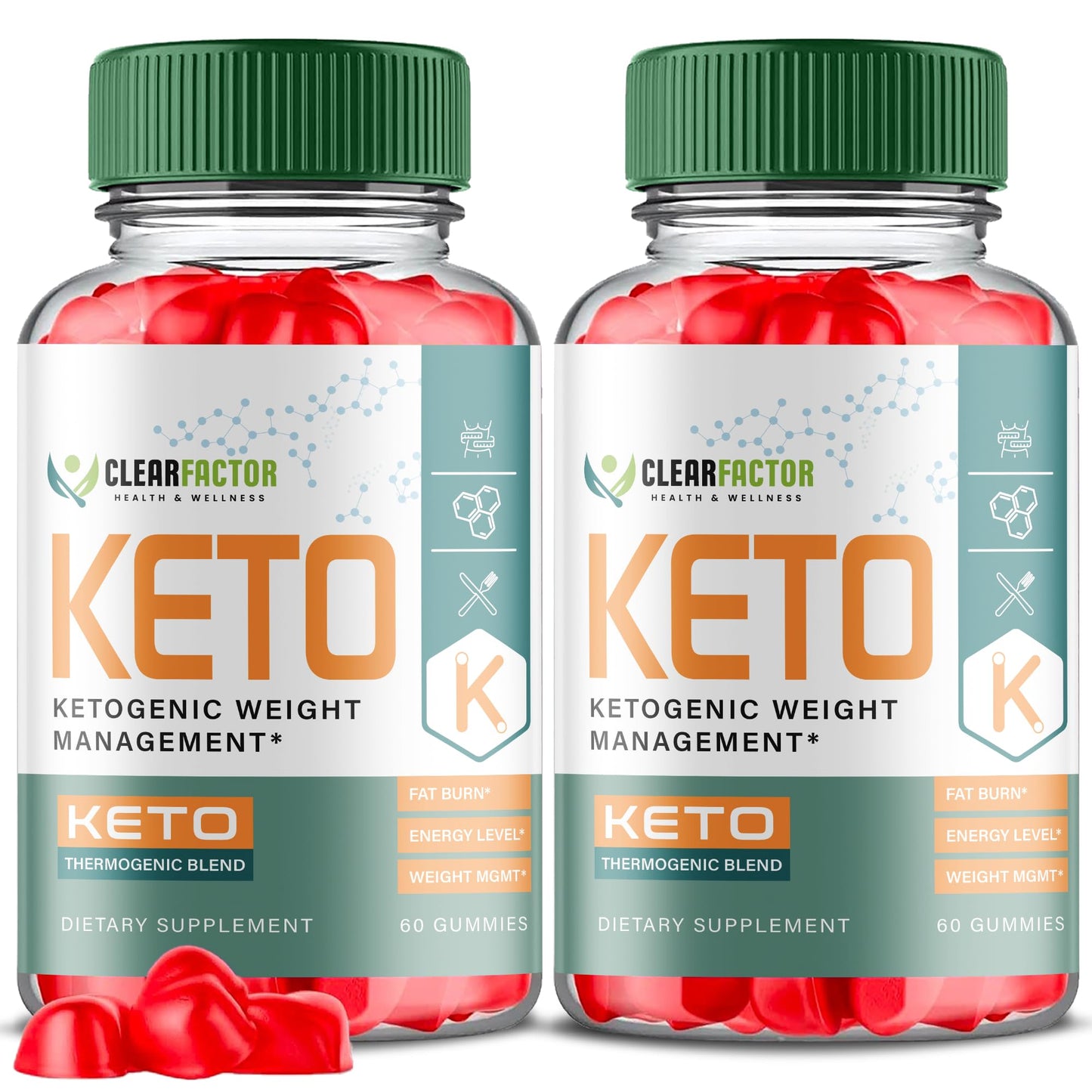 (2 Pack) Clear Factor Gummies, Clear Factor ACV Gummies, Clear Factor Gummy, Clear Factor Ark Labs