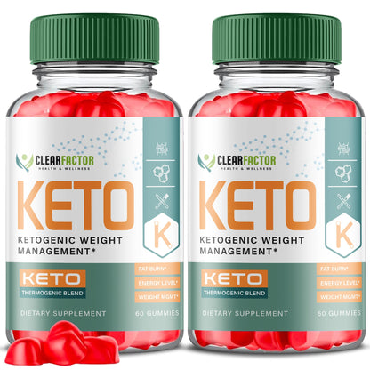 (2 Pack) Clear Factor Gummies, Clear Factor ACV Gummies, Clear Factor Gummy, Clear Factor Ark Labs