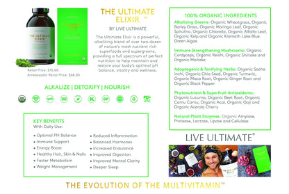 Live Ultimate The Ultimate Elixir 30 Day Supply Pouch Live Ultimate buy supplements Au