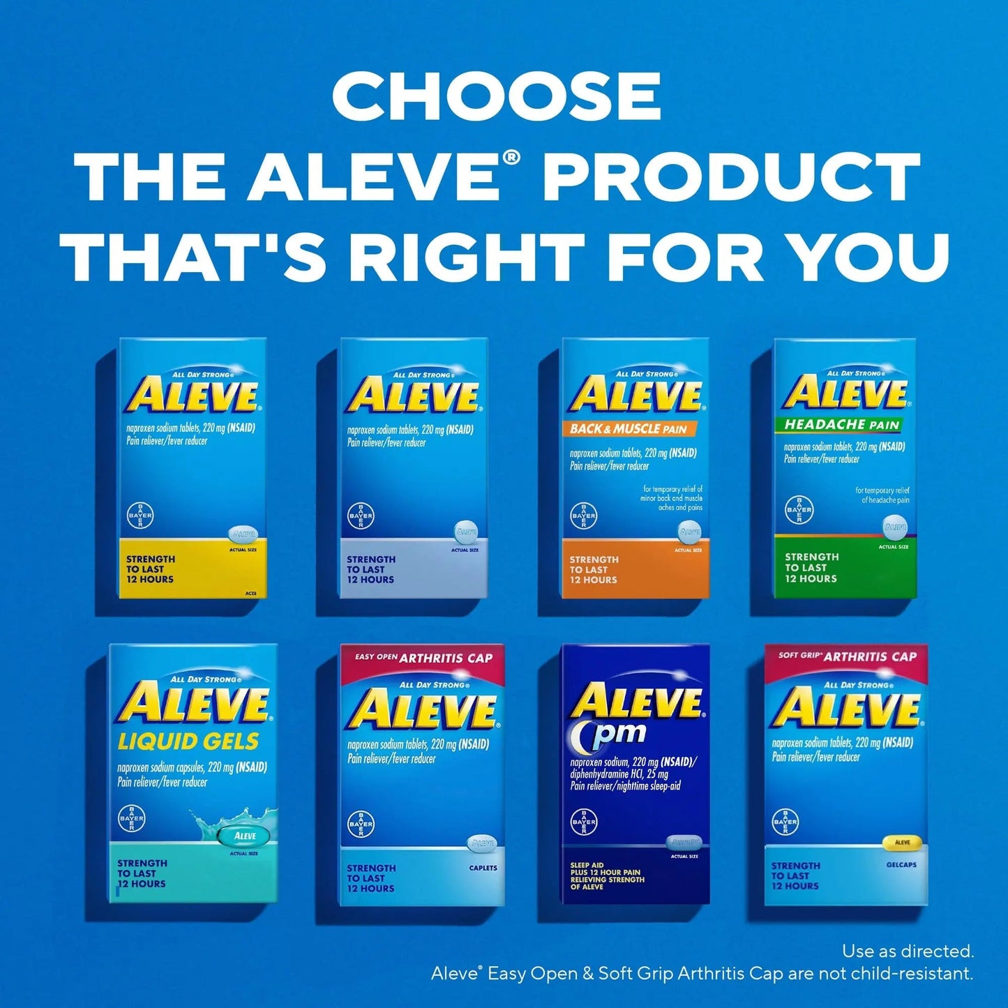 Aleve Pain Reliever & Fever Reducer Gelcaps, Naproxen Sodium, Headache and Back and Body Pain Relief Medicine, for Adults and Children Ages 12 and Up, 90 Count AleveBuy Supplements Australia