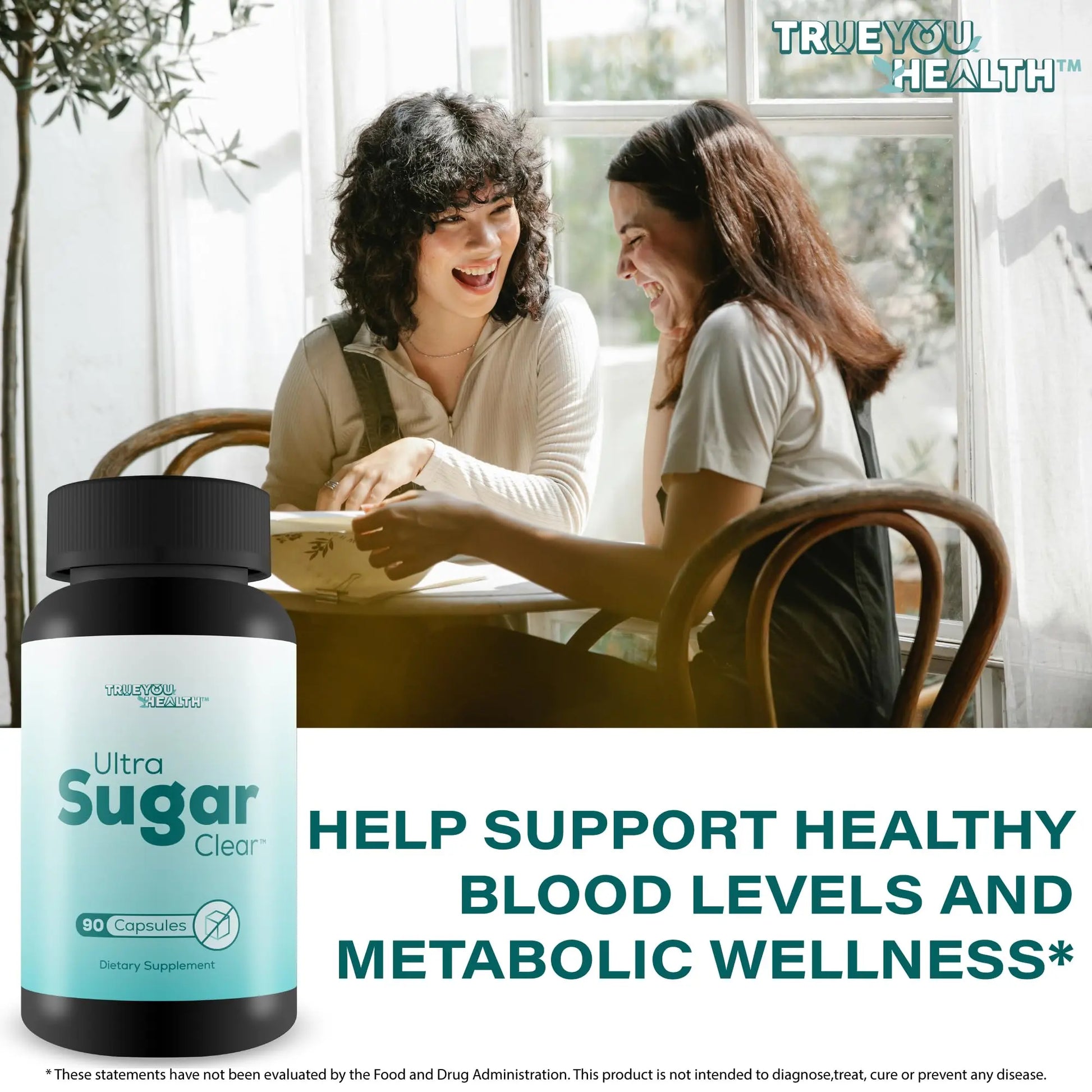 Ultra Sugar Clear - Our Best Blood Cleanse Detox Supplement - Bloodflow Support Supplement - Healthy Circulation Support Supplement - Sugar Balance Supplement - Sugar Health Blood Cleansing Formula True You Health buy supplements Au