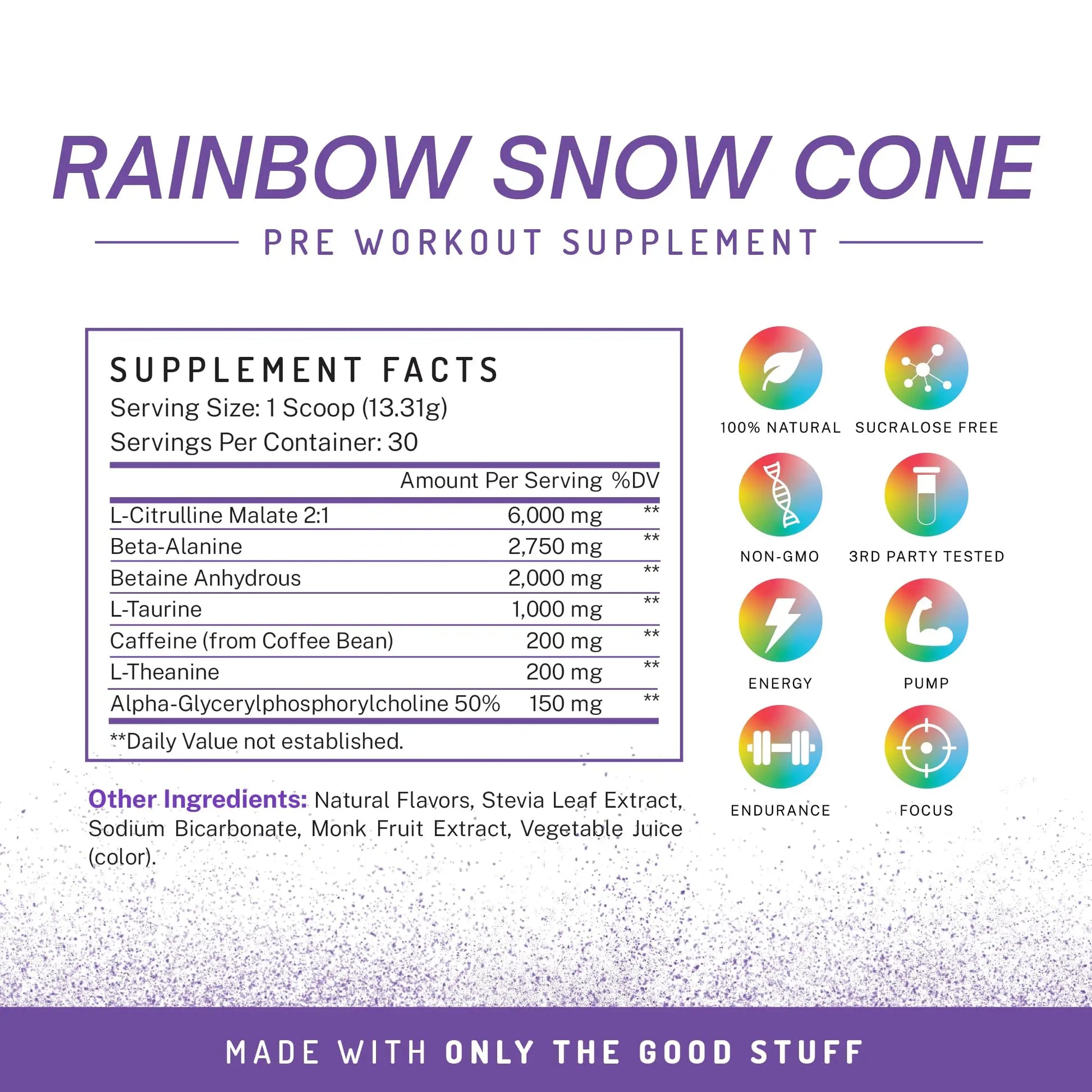 PWDRS Pre-Workout Powder, All Natural Pre Workout for Energy, Pump, Endurance & Strength PWDRS