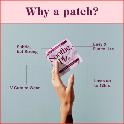 Fleur Marche Soothe, Plz. Botanical Patch - Muscle Recovery Patch with Peppermint Oil & Menthol - Post Night Out, Post Workout, or Daily Relief - Highly Bioavailable - 7 Patches Fleur Marché buy supplements Au