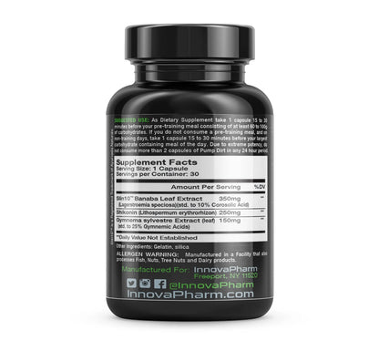 InnovaPharm Pump Dirt - 30 Capsules InnovaPharm