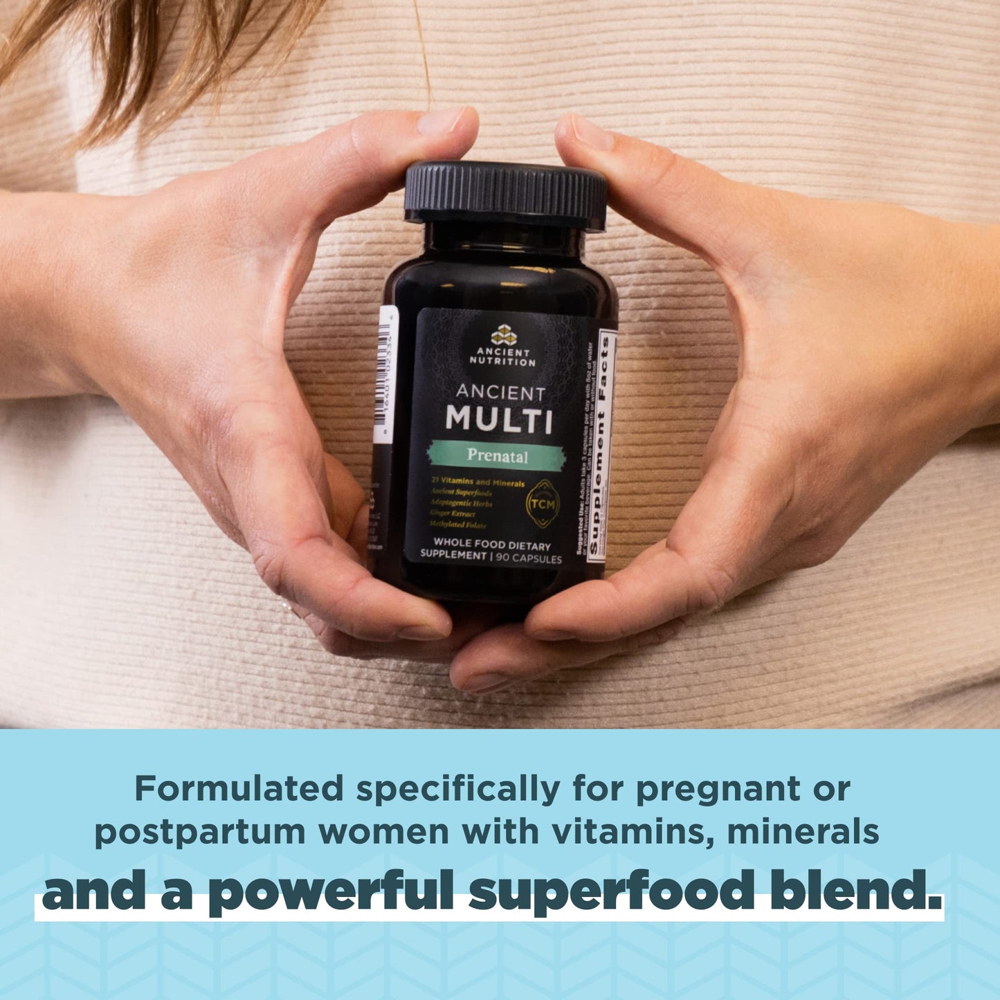 Ancient Nutrition Prenatal Vitamins, Multivitamin for Women with Vitamin C, B12, Magnesium and Folate Ancient Nutrition