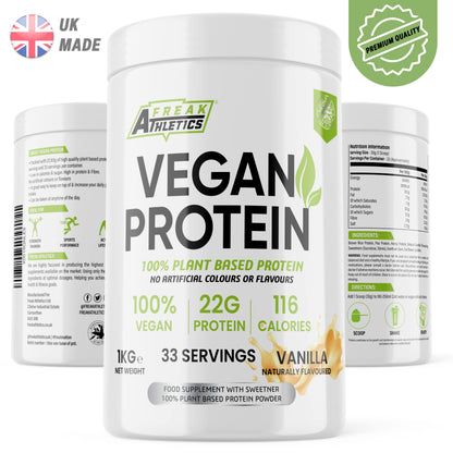 Vegan Protein Powders - Plant Based Vegan Protein Powder 1kg Soy Free Protein Powder Freak Athletics