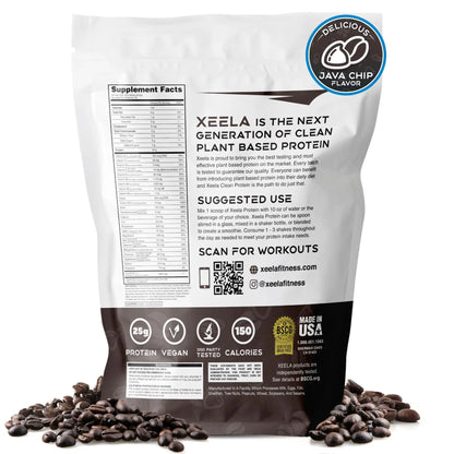 XEELA Plant Based Vegan Protein Powder - Independently Tested - 25g High Protein XEELA