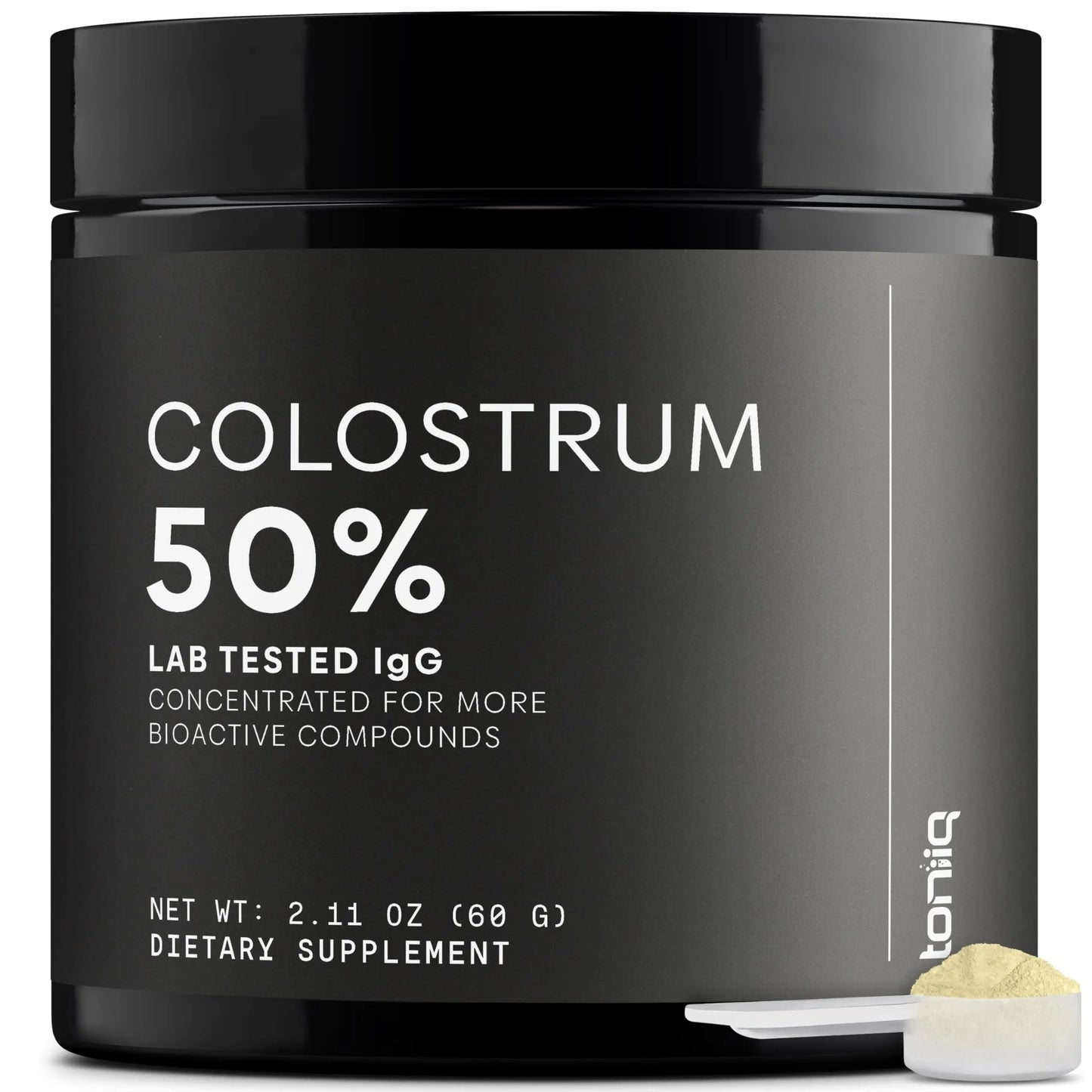 Ultra High Strength Bovine Colostrum Powder - 50% IgG - 2,000mg per Serving - Third Party Tested for Potency - Supports Immune, Gut, and Skin Health - 30 Servings -Premium Bovine Colostrum Supplement Toniiq buy supplements Au