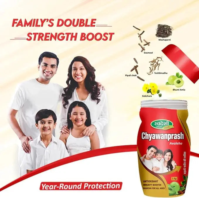 Chyawanprash Avaleha Classic Ayurvedic Recipe Rich in Natural Antioxidants Superfood Herbal Paste Traditional Inspired by Ayurveda with Ayurvedic Ingredients for Revitalize, Energize 1kg Swadeshi Haridwar Ayurved buy supplements Au