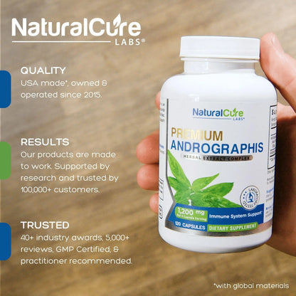 Extra Strength Stack: Monolaurin 800mg + Clean L-Lysine 600mg + Andrographis, Advanced Immune Support Routine Bundle Natural Cure Labs buy supplements Au