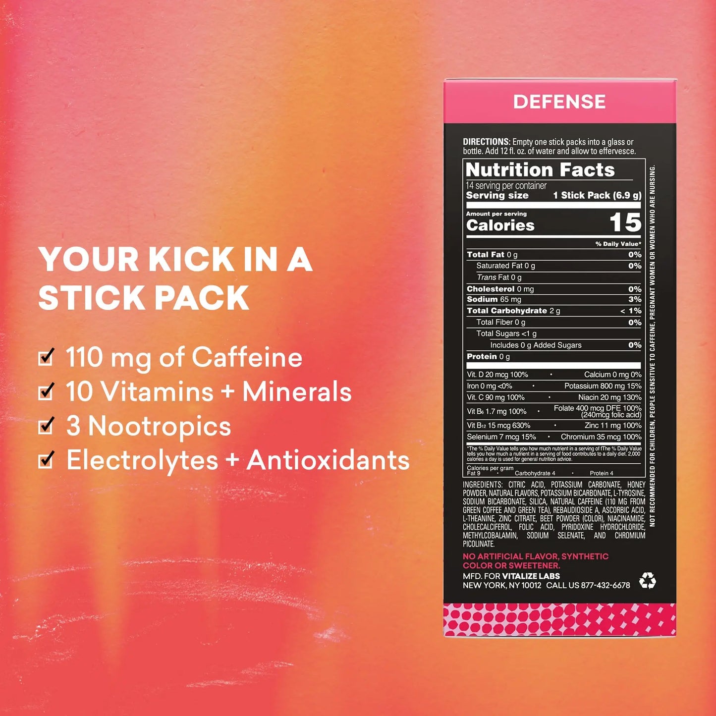 EBOOST Energy Drink Powder, Super Fuel - Strawberry Lemonade, 14 Packets - Pre-Workout EBOOST