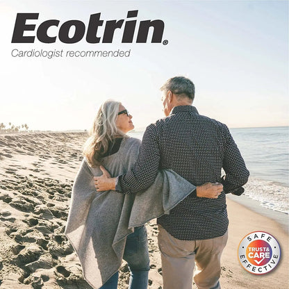 Ecotrin Safety Coated Aspirin Arthritis Pain Reliever Tablets, Regular Strength, NSAID 325 mg, 125 ct (Pack of 2) EcotrinBuy Supplements Australia
