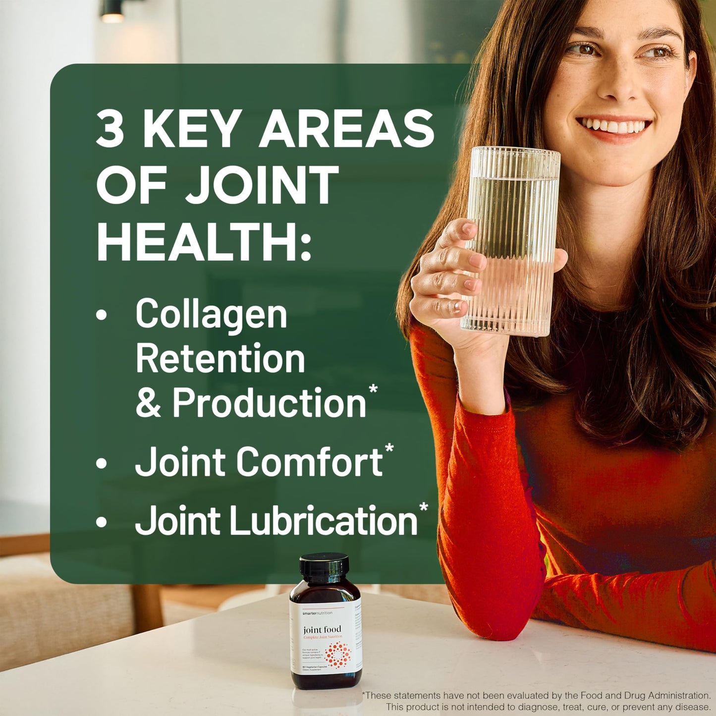 SMARTERNUTRITION Joint Food - Whole-Food Joint Supplement to Support Lubrication & Mobility - Formulated with Collagen Type II, MSM, Vitamin C, Turmeric, Bromelain - 6 Pack[180-Day Supply] SMARTERNUTRITIONBuy Supplements Australia